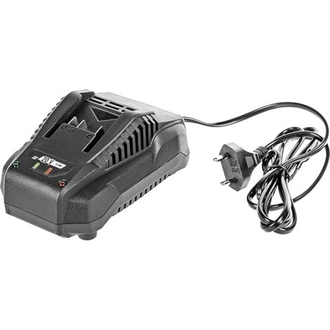 Cargador rápido Cedrus FCH3.5 20 V Power+ – 3,5 A cargador individual para baterías de iones de litio, tiempo de carga 2 Ah aprox. 40 min, 4 Ah aprox. 60 min, indicador LED de estado