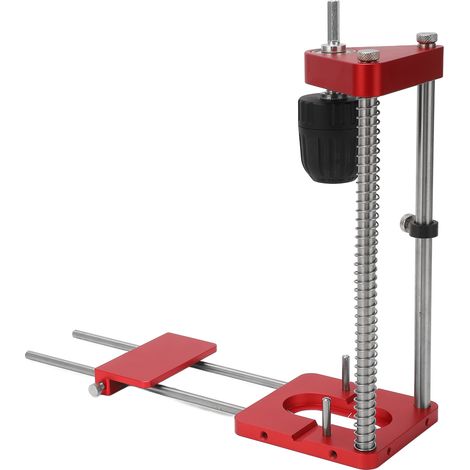 Guide de perçage pour le travail du bois, réglable, à évacuation rapide des copeaux, en alliage d'aluminium. (1/5)