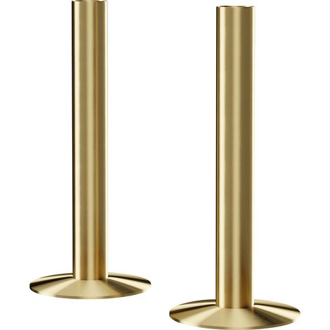 Colore Brushed Brass Radiator Pipe Sleeve Kit (1/5)