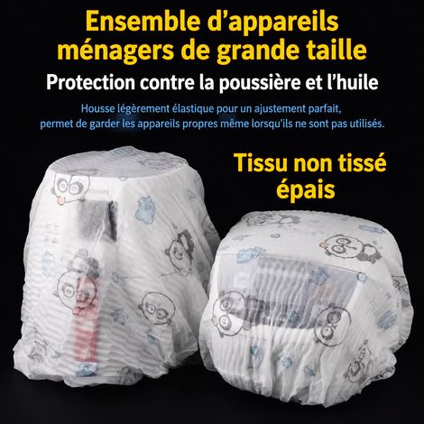 Housse de protection anti-poussière et anti-humidité lavable en non-tissé pour ventilateur, motif aléatoire 1 pièce 15 g – Livraison gratuite (1/5)