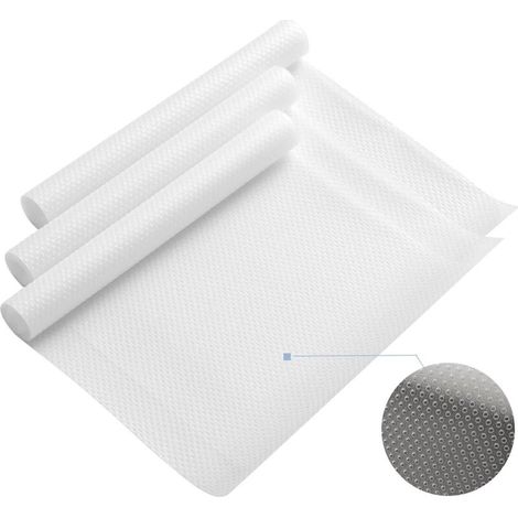 3 Rouleaux EVA Protecteur Tapis antidérapant étagères de Cuisine Le Meuble Tapis réutilisable Coupable imperméable Tapis de réfrigérateur Doublure de tiroir 30 X 150 cm-Fei Yu (1/5)