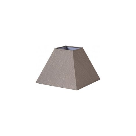 Piramide Paralume Tenorio E27 Grigio Lino 20dx10dx15h