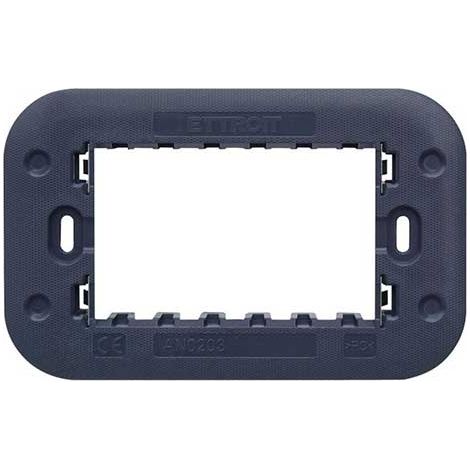 Support compatibles Bticino Axolute 3 modules pour plaque Ettroit AN0203