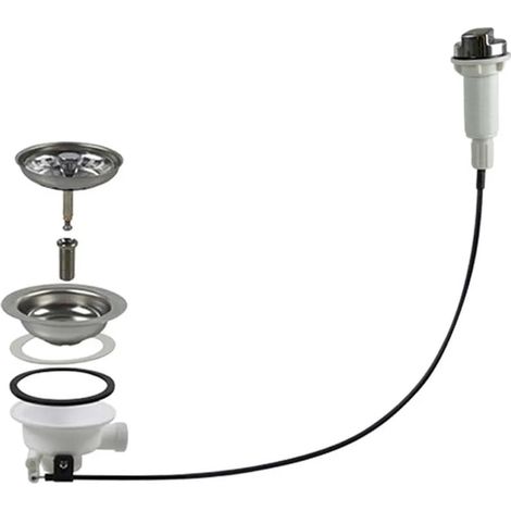 Filtre d'évier, 110 mm, inox (1/5)