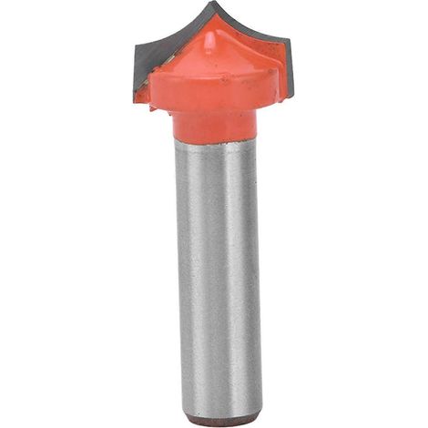CNC-Fräser, Hartmetallklinge, 45-Gauge-Stahlkörper, PTFE-Beschichtung, 8 mm/0,3 Zoll Rundschaft, sauber