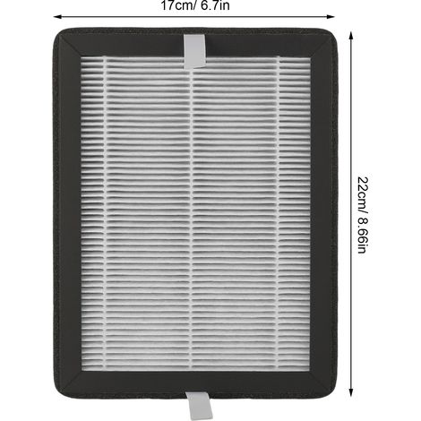 Ortviai Filtre de remplacement pour déshumidificateur Hysure VIRGO – Filtre HEPA avec charbon actif, blanc (1/4)