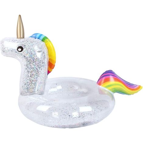 Bouée gonflable licorne pour adultes. (1/5)