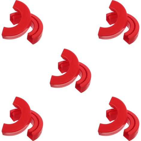 10 pezzi di coprigancio rossi in gomma resistente (1/2)