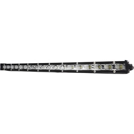 19-Zoll-LED-Arbeitsscheinwerfer 12–24 V 54 W Zusatzscheinwerfer mit Spotlichtfunktion für Geländewagen, ATVs, UTVs und Boote (1/5)