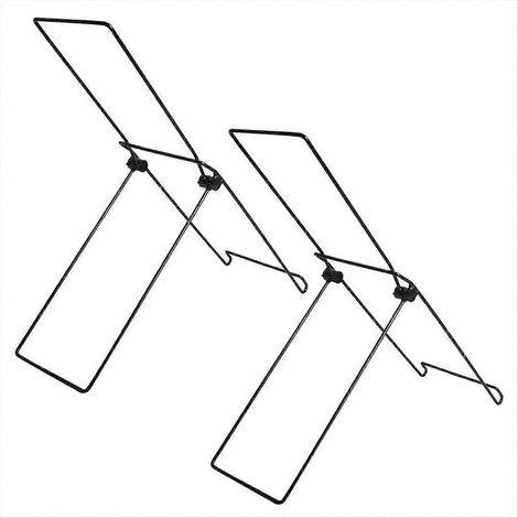 Set mit 2 Halterungen für Garten-Solarpaneele, Stahlstütze, faltbarer, mobiler Ständer, Solarpaneelständer (1/5)