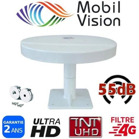 Antenne HD Omnidirectionnelle - OPTEX - OMNI - 55dB - Ultra HD - Compacte (1/3)