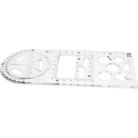 Règle rotative multifonctionnelle pour le dessin technique (1/5)