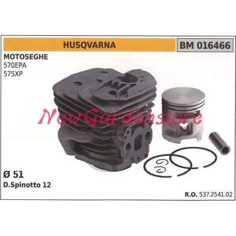Segmentos de cilindro de pistón motor de motosierra HUSQVARNA 570EPA 575XP 016466