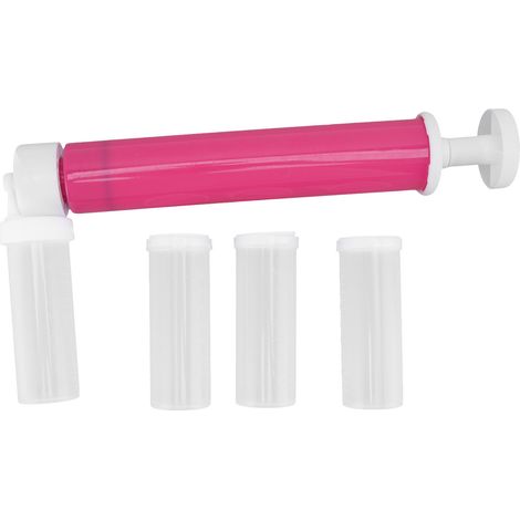 Pistolet à Air pour Gâteau Manuel DIY, Réservoir Transparent Anti-Fuite, Multi-Couleurs pour Décoration de Gâteaux et Roses Rouges (1/5)