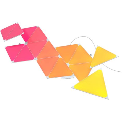 Kit Pannelli Luminosi Nanoleaf Shapes Triangoli 15 Pannelli Multicolore (1/5)