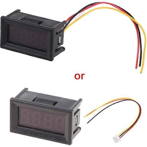 Voltmètre numérique 4 digits 0,36 pouce (0-99,99 V CC, 100 V) pour panneau de contrôle de tension à 3 fils (1/5)