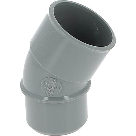 NICOLL Coude 30° PVC évacuation  Mâle Femelle Ø40 (1/4)