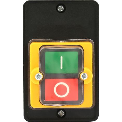 Interrupteur à bouton-poussoir étanche marche/arrêt 10 A AC220V/380V (1/5)