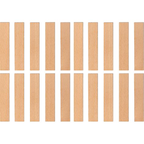 Mechas de madera para velas 100x20x1 mm 20 unidades