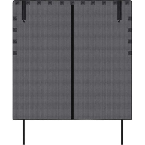 Moustiquaire hayon Voiture,150x150cm Tente d'ombrage et Ventilation pour l'extérieur,Conçu pour les SUV doté d'une fermeture à glissière (1/5)