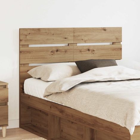 vidaXL Tête de lit Chêne artisanal Bois d'ingénierie