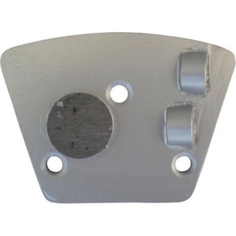 Segment de ponçage diamanté PCD à 3 trous connexion M6 rotation gauche - colle, mastic, bitume, époxy, peinture - Diamwood (1/2)