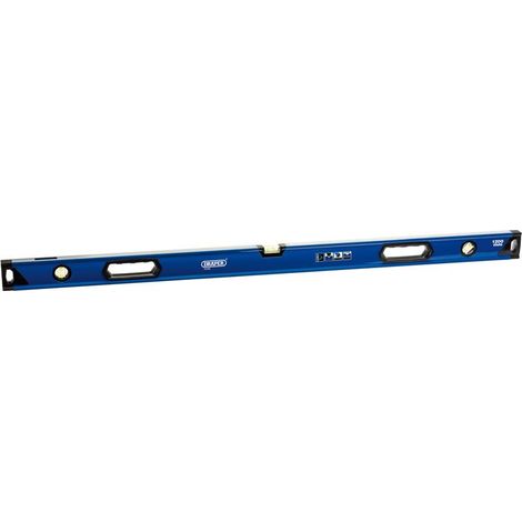 Draper 1200mm Aluminum Box Level with Side View Vial – Precision Leveling Tool with Box Section Design (1/4)