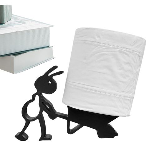 Porte-Rouleau de Papier Toilette  Décor Forme Fourmi Mignon Mat,Porte-Papier Toilette pour Salle de Bain - pour Salle de Bain Cuisine Maison d'Hôtes Armoire Camping-Car (1/5)