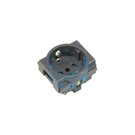 PRESA SICUREZZA SCHUKO SU DUE MODULI "ARC" - 2 poli+terra 16A SCHUKO con sicurezza (7892.D)