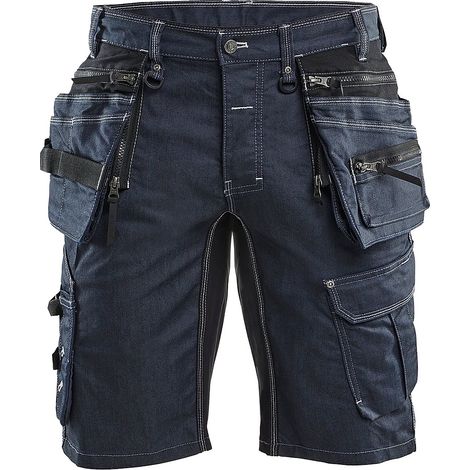 Short de travail X1900 artisan Stretch 2D 1992 Marine/Noir 4XL - FR(58) - SE(C64) - Standards