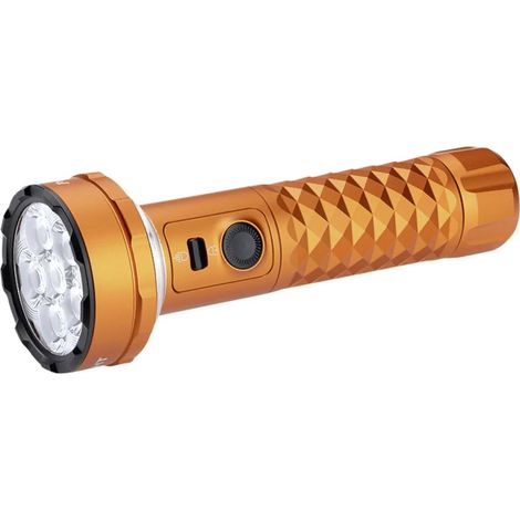 [NEUWERTIG] B-Ware O Light Taschenlampe Lampe Led Prowess Orange Akku Campinglampe 5000 Lm
