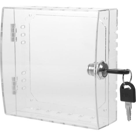 Boîtier de sécurité pour thermostat avec clé et fixation (1/5)