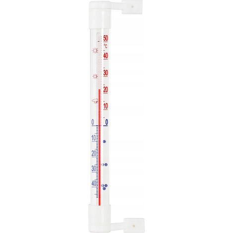 Termómetro tubular autoadhesivo para ventana (1/5)