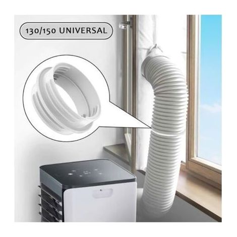 Adattatore per tubo di scarico del condizionatore portatile, connettore per ventilazione finestra due in uno da 130/150 mm (1/4)