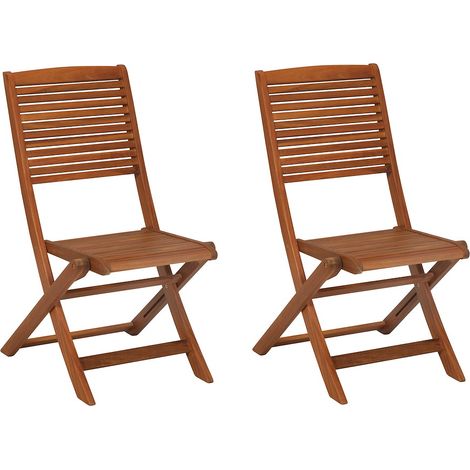 Bali Klappstuhl, 2er Set FSC ® Akazie