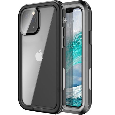 Custodia impermeabile IP67 per iPhone 12 - Nera (1/5)