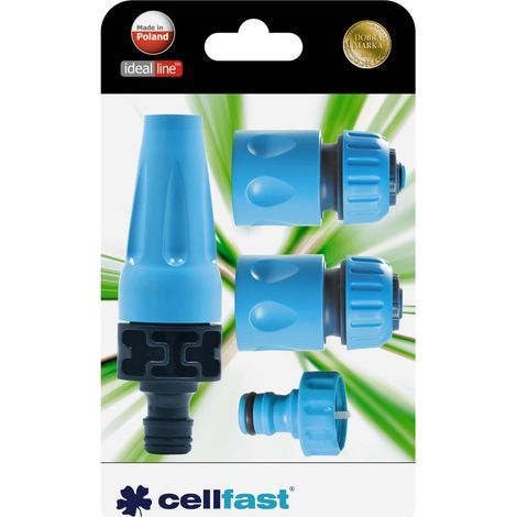accessoires tuyau d'arrosage cellfast 50-505 set 4 pièces