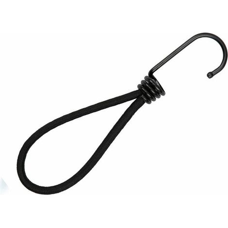 10 Tendeur Elastique Caoutchouc Professionnel avec Crochet (Noir 150 mm) pour Bâches, Affiches.Filets Tendeur Bâche, Sangle Élastique, Support de Bâche, Caoutchouc de Bâche, Tendeur Caoutchouc (1/5)