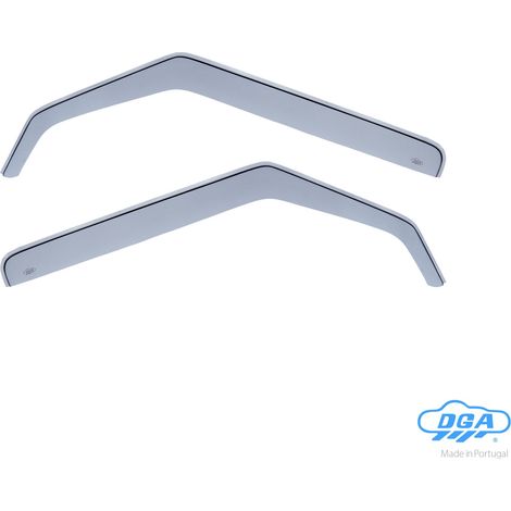 Set deflettori aria anteriori ad incastro, tipo lungo - compatibile per Fiat Panda (01/8608/03)