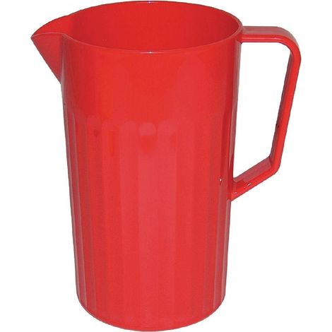 Kristallon CE281 Brocca in Policarbonato, colore: rosso