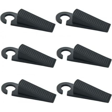 6er-Pack universelle Türkeile aus weichem, rutschfestem Gummi für alle Arten von Böden, Silikon-Türstopper für Zuhause, Schule und Büro (1/5)
