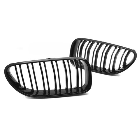 Grille de calandre avant BMW Serie 6 F12 / F13 de 2011 a 2018 Noir brillant-42673574 (1/4)
