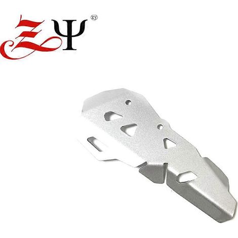 Compatible avec les modèles DL1050A / DL1050XT 2019-2020 : Cache de protection du cylindre de frein latéral modifié – Argent sans logo (1/5)