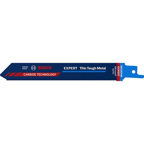 BOSCH HOJA EXPERT .THIN TOUGH METAL. S922EHM PARA SIERRAS SABLE UNIDAD DE EMBALAJE 1 unidad