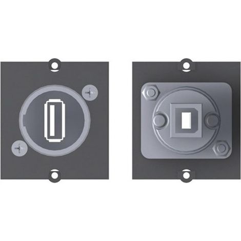 BACHMANN 917.018 BCM-8 PLAQUE 1 X USB 2.0 A/B