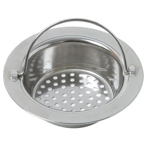 Bonde D'évier - Acier Inoxydable - Pour Évier Cuisine Baignoire Lavabo - Diamètre 9 Cm - 1 Pièce (1/4)