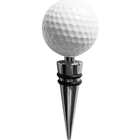 Bouchon en acier inoxydable, en forme de balle de golf, pour bouteilles de vin, étanche.-AquaForge (1/5)