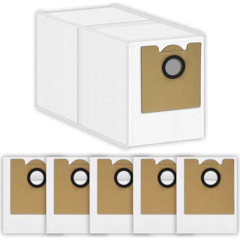 Lot de 6 sacs à poussière de rechange pour aspirateur robot Lefant M2 Plus/M2L Plus/M2S Plus/M350 (1/5)