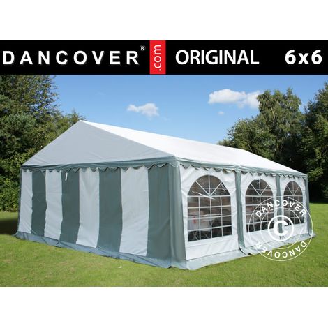 Partyzelt Pavillon Festzelt Dancover Original 6x6m PVC 900, (1/5)