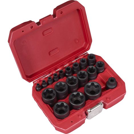 Sealey SX097 External TRX-P Socket Set 19pc